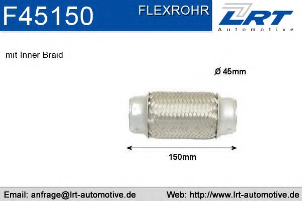 LRT F45150 Flex Hose, exhaust system